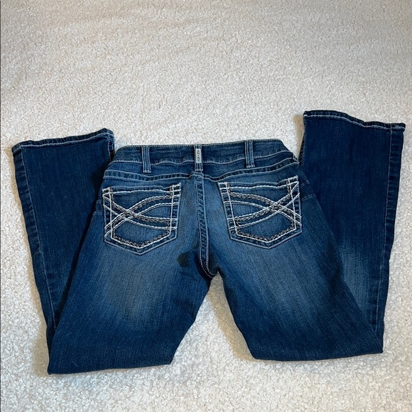Ariat Blue Boot Cut Jeans with Classic Denim Wash SZ 30 - Picture 8 of 15